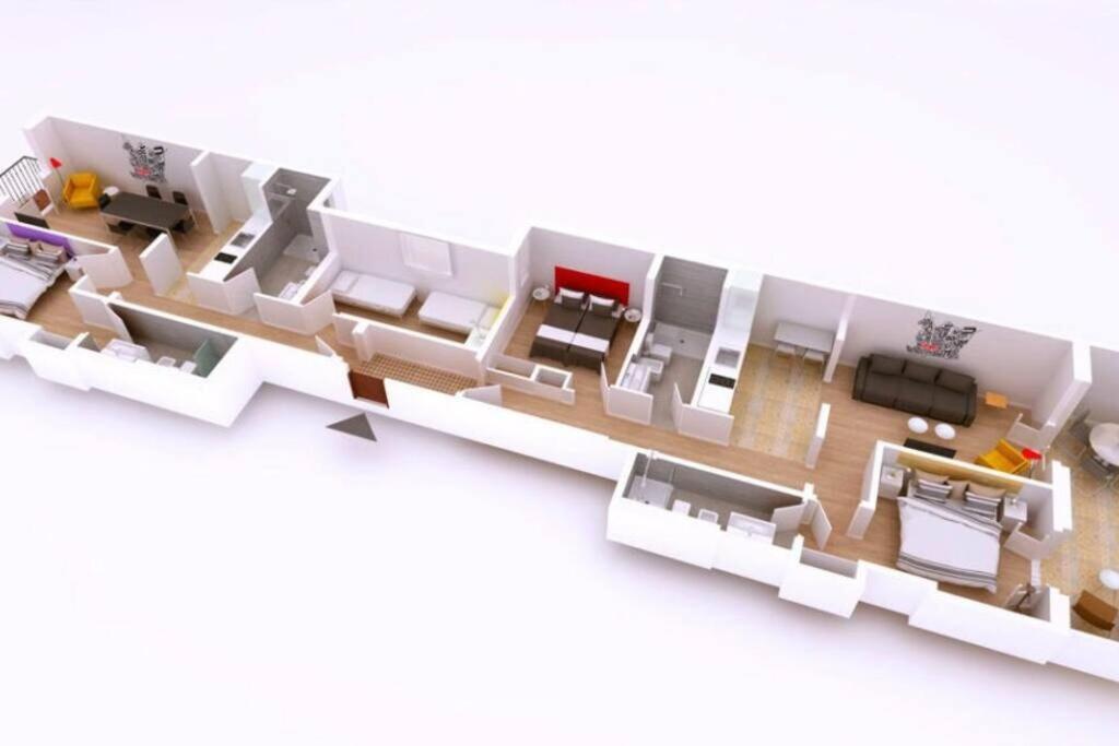 Perfectly Located 4Bed 4Bath Apartment In Barcelona 3 1 외부 사진